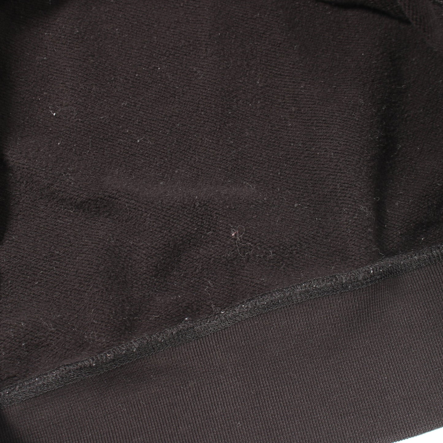 MAGLIA CON CAPPUCCIO プルオーバーパーカー コットン ブラック モンクレールグルノーブル