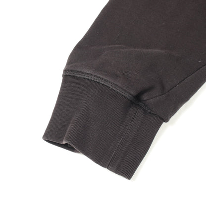 MAGLIA CON CAPPUCCIO プルオーバーパーカー コットン ブラック モンクレールグルノーブル