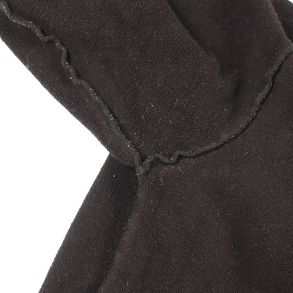 MAGLIA CON CAPPUCCIO プルオーバーパーカー コットン ブラック モンクレールグルノーブル