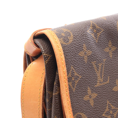 ソミュール35 モノグラム ショルダーバッグ PVC レザー ブラウン ルイヴィトン バッグ LOUIS VUITTON