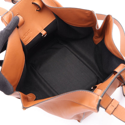 HAMMOCK SMALL ハンモック スモール 2WAY ハンドバッグ レザー ブラウン ロエベ
