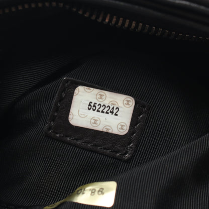 ココマーク ブラウン金具 ショルダーバッグ トートバッグ ラムスキン ブラック シャネル