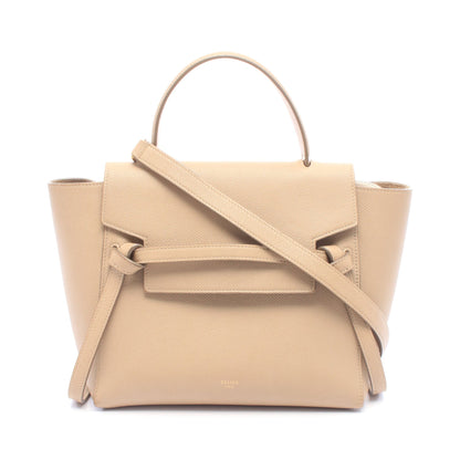 BELT BAG MICRO ベルトバッグ マイクロ 2WAY ハンドバッグ レザー ベージュ セリーヌ