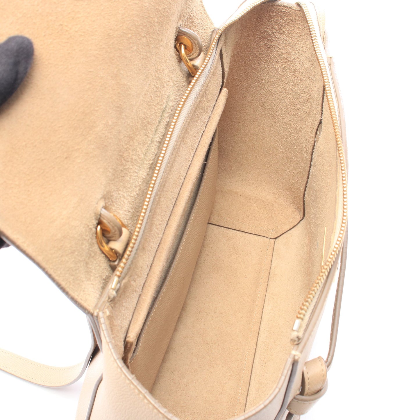BELT BAG MICRO ベルトバッグ マイクロ 2WAY ハンドバッグ レザー ベージュ セリーヌ
