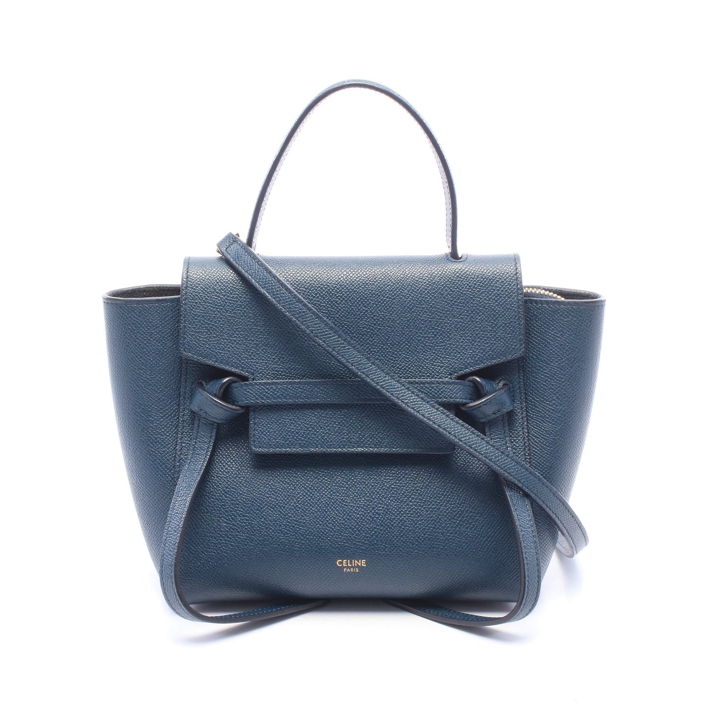 BELT BAG NANO ベルトバッグ ナノ 2WAY ハンドバッグ レザー ネイビー セリーヌ