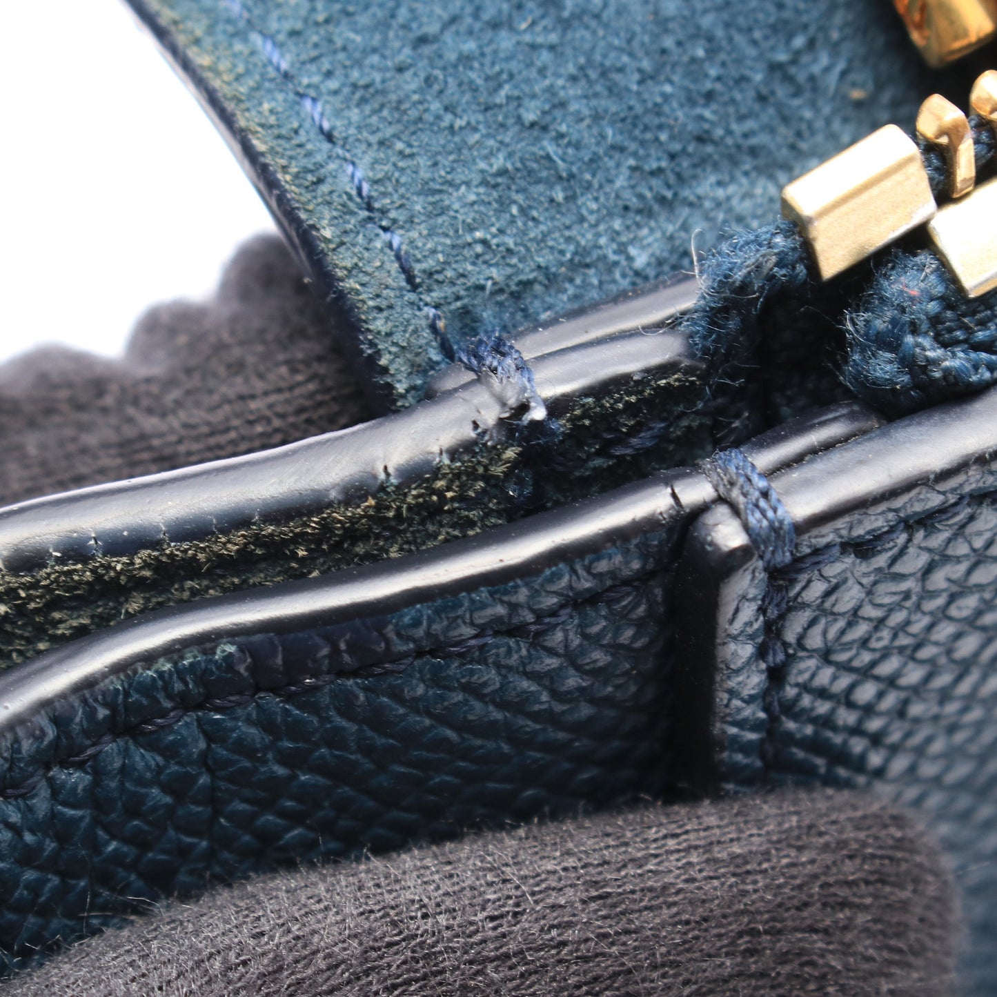 BELT BAG NANO ベルトバッグ ナノ 2WAY ハンドバッグ レザー ネイビー セリーヌ