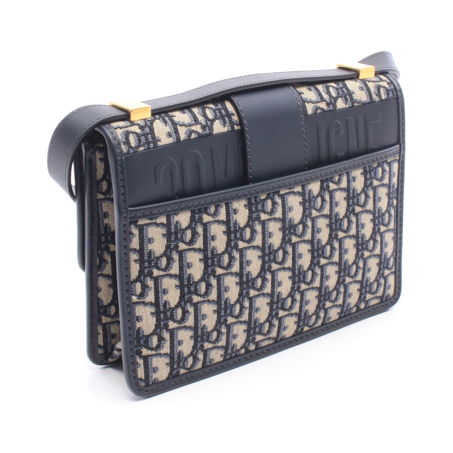 30 MONTAIGNE モンテーニュ ショルダーバッグ キャンバス レザー ネイビー ベージュ クリスチャンディオール