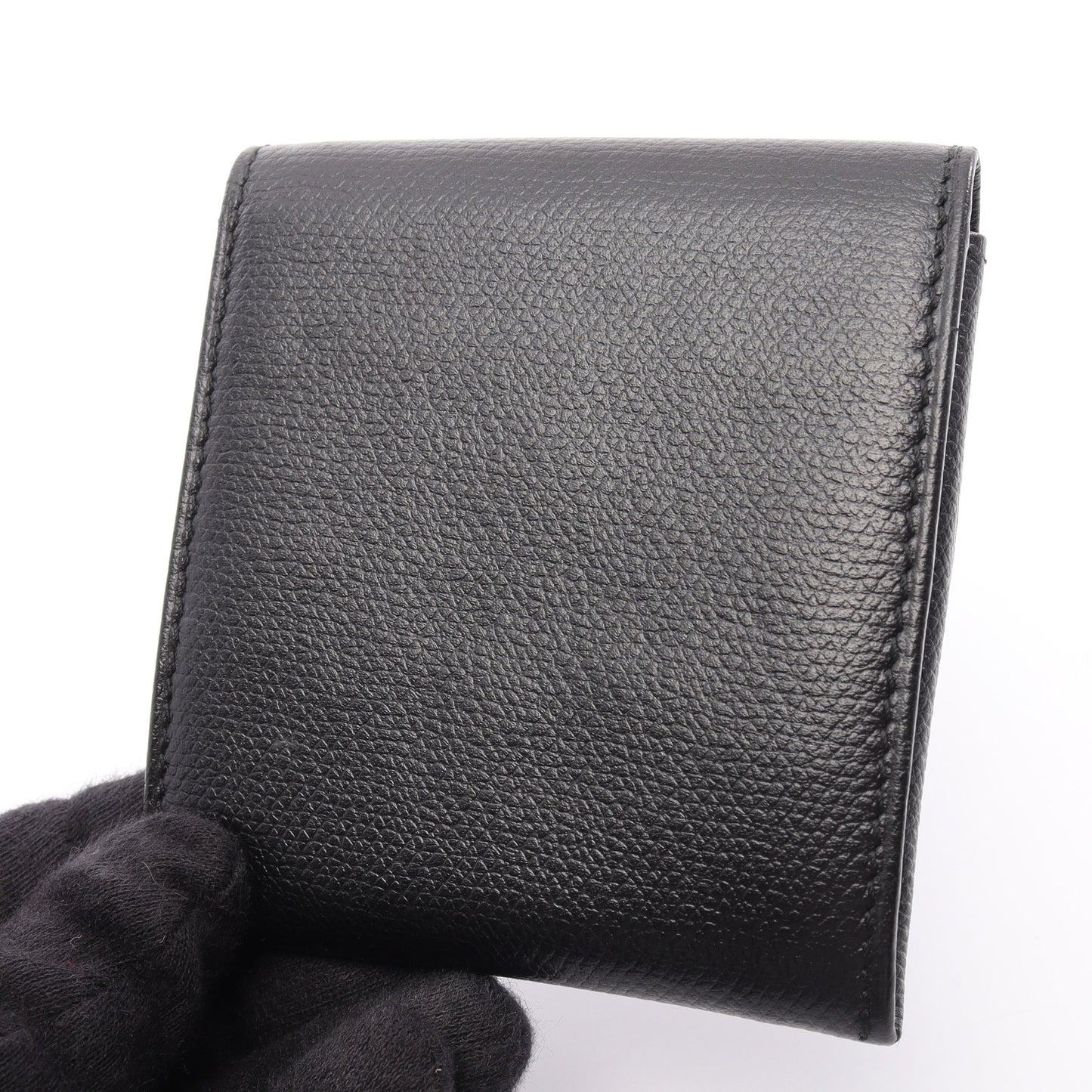 ココボタン コインケース レザー ブラック ゴールド金具 シャネル