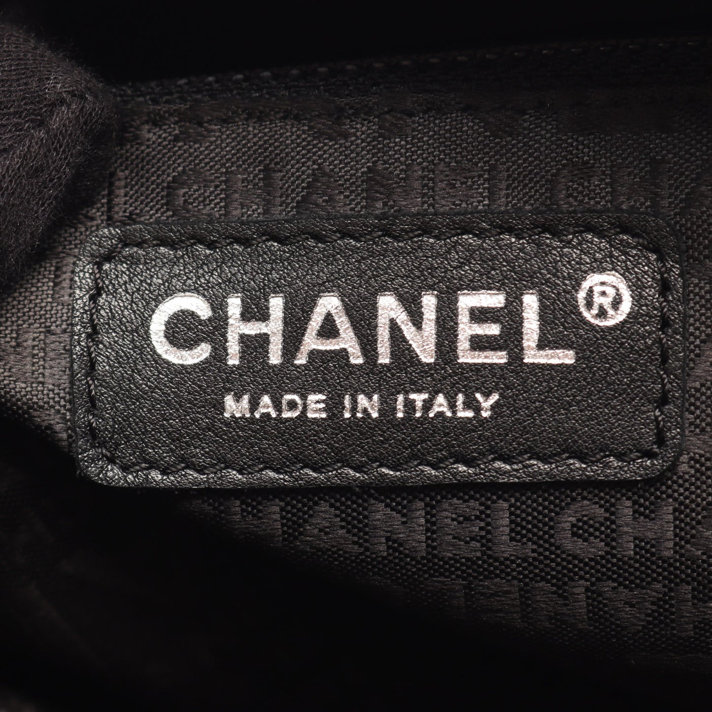 チョコバー トートバッグ ハンドバッグ トートバッグ キャビアスキン ブラック シルバー金具 シャネル バッグ CHANEL
