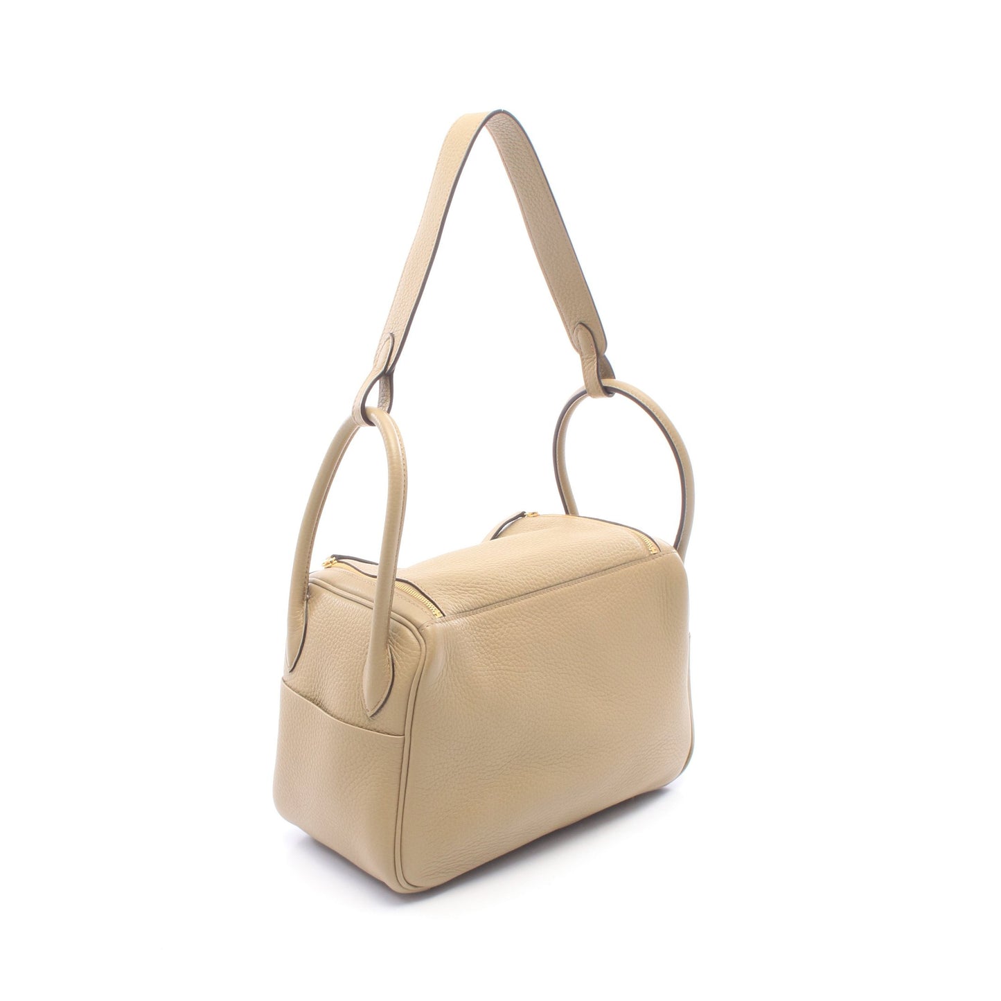 リンディ26 ベージュマルファ ショルダーバッグ トリヨンクレマンス ベージュ ゴールド金具 W刻印 エルメス バッグ HERMES
