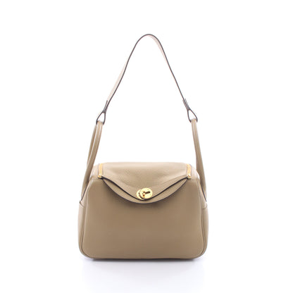 リンディ26 ベージュマルファ ショルダーバッグ トリヨンクレマンス ベージュ ゴールド金具 W刻印 エルメス バッグ HERMES