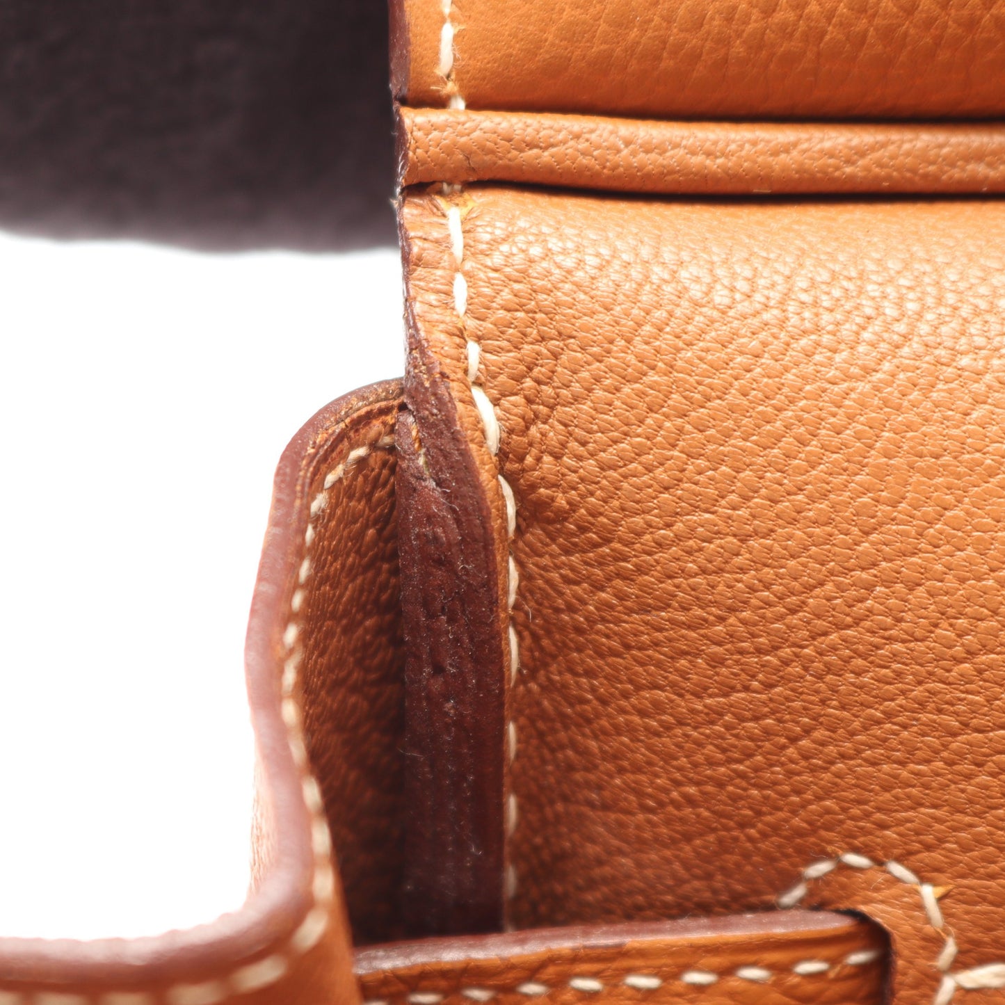 バーキン35 ゴールド ハンドバッグ トゴ ブラウン シルバー金具 □H刻印 エルメス バッグ HERMES