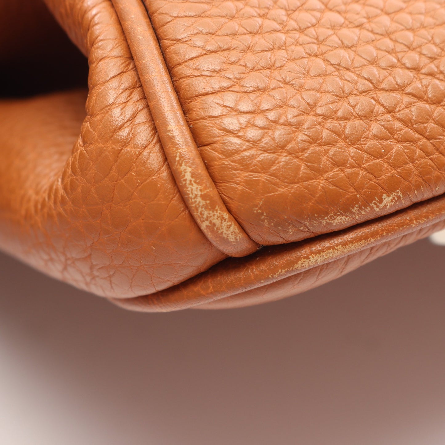 バーキン35 ゴールド ハンドバッグ トゴ ブラウン シルバー金具 □H刻印 エルメス バッグ HERMES
