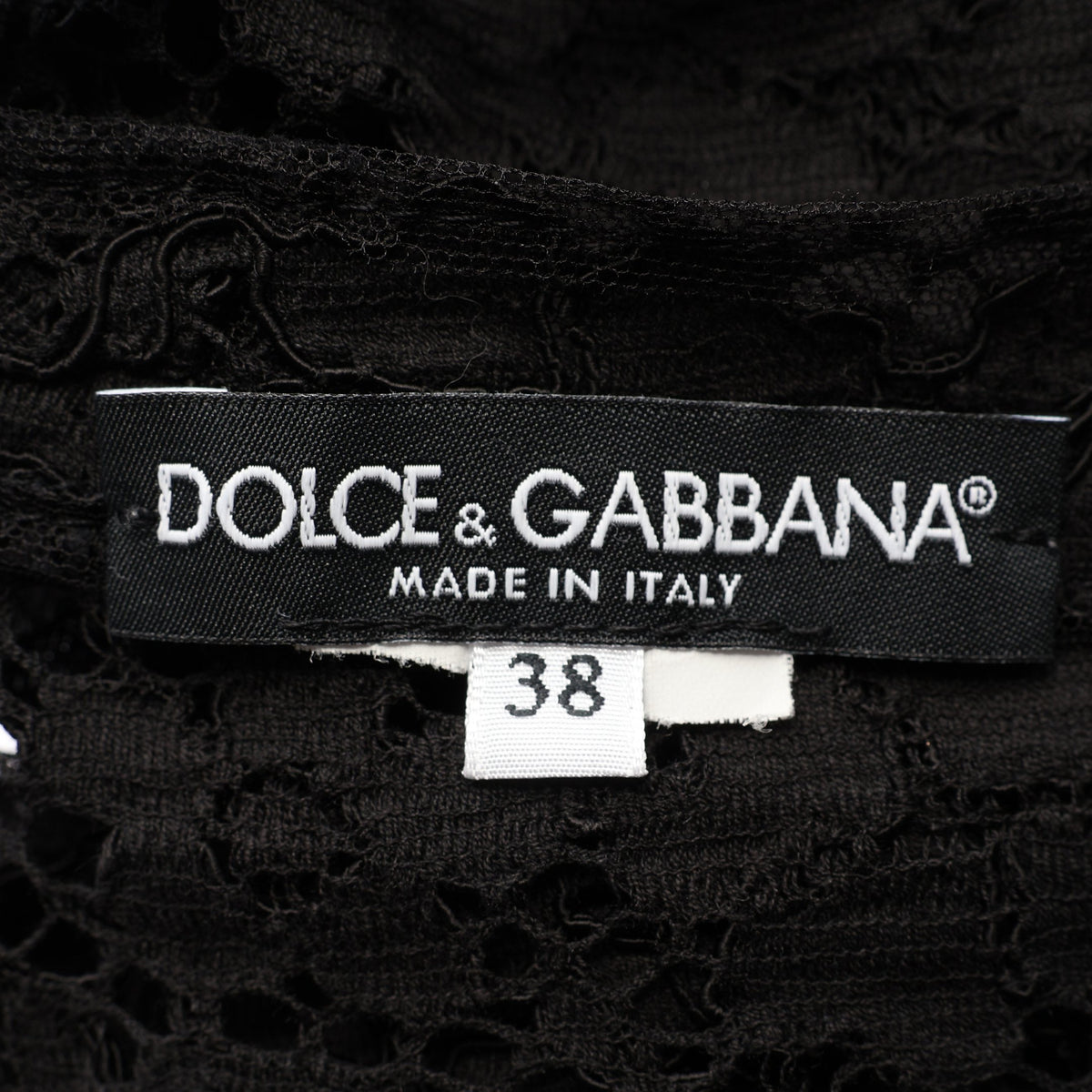 レース 長袖 ドレスワンピース - ブラック ドルチェアンドガッバーナ ワンピース DOLCE&GABBANA