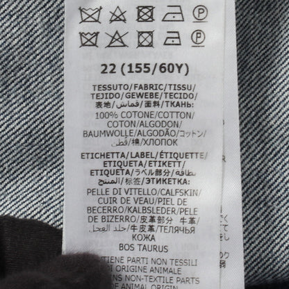 ダメージ加工 デニムパンツ コットン インディゴブルー グッチ