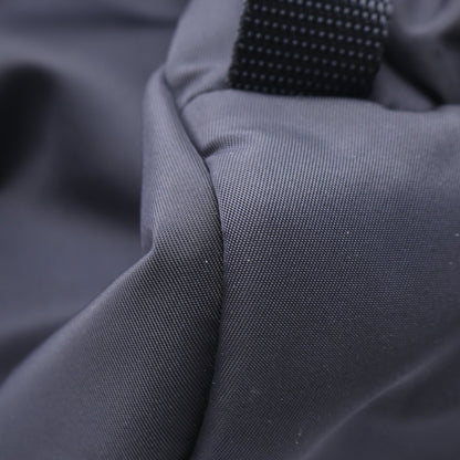 Re-Nylon バックパック リュックサック ナイロン サフィアーノレザー ネイビー プラダ