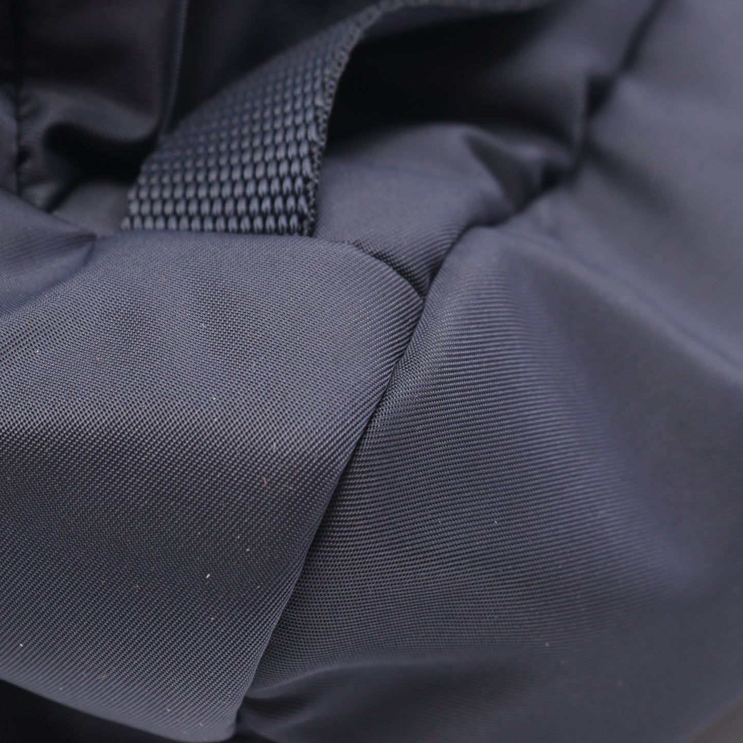 Re-Nylon バックパック リュックサック ナイロン サフィアーノレザー ネイビー プラダ