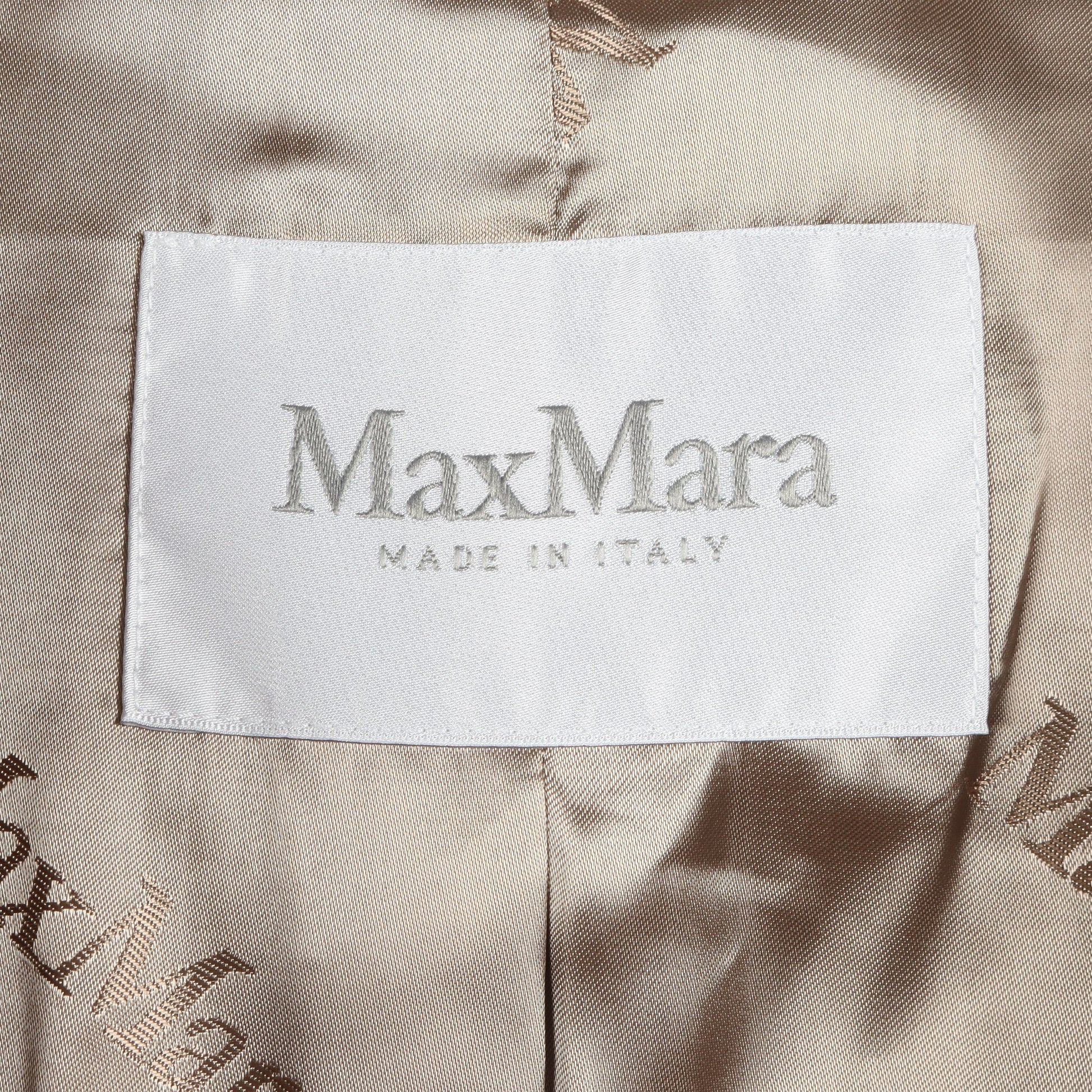 テディベアコート ファーコート アルパカ ウール ピンクベージュ マックスマーラ アウター Max Mara