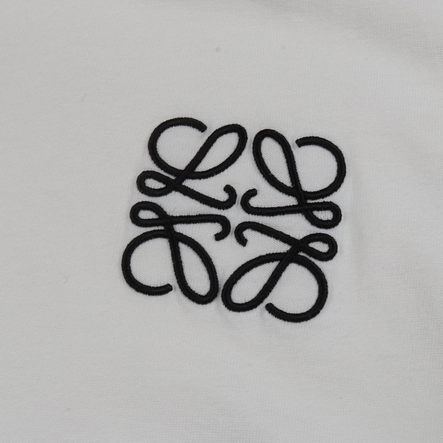 アナグラム刺繍 半袖Tシャツ コットン ホワイト ロエベ トップス LOEWE