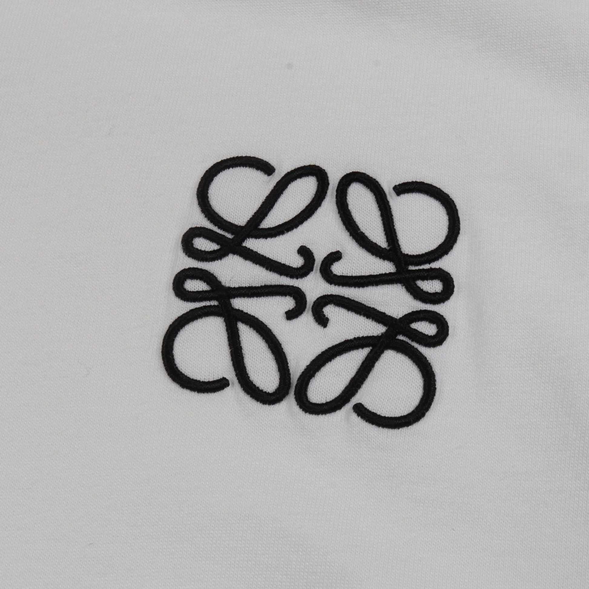 アナグラム刺繍 半袖Tシャツ コットン ホワイト ロエベ トップス LOEWE