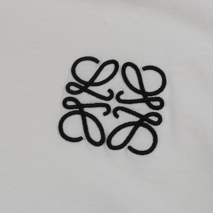 アナグラム刺繍 半袖Tシャツ コットン ホワイト ロエベ トップス LOEWE