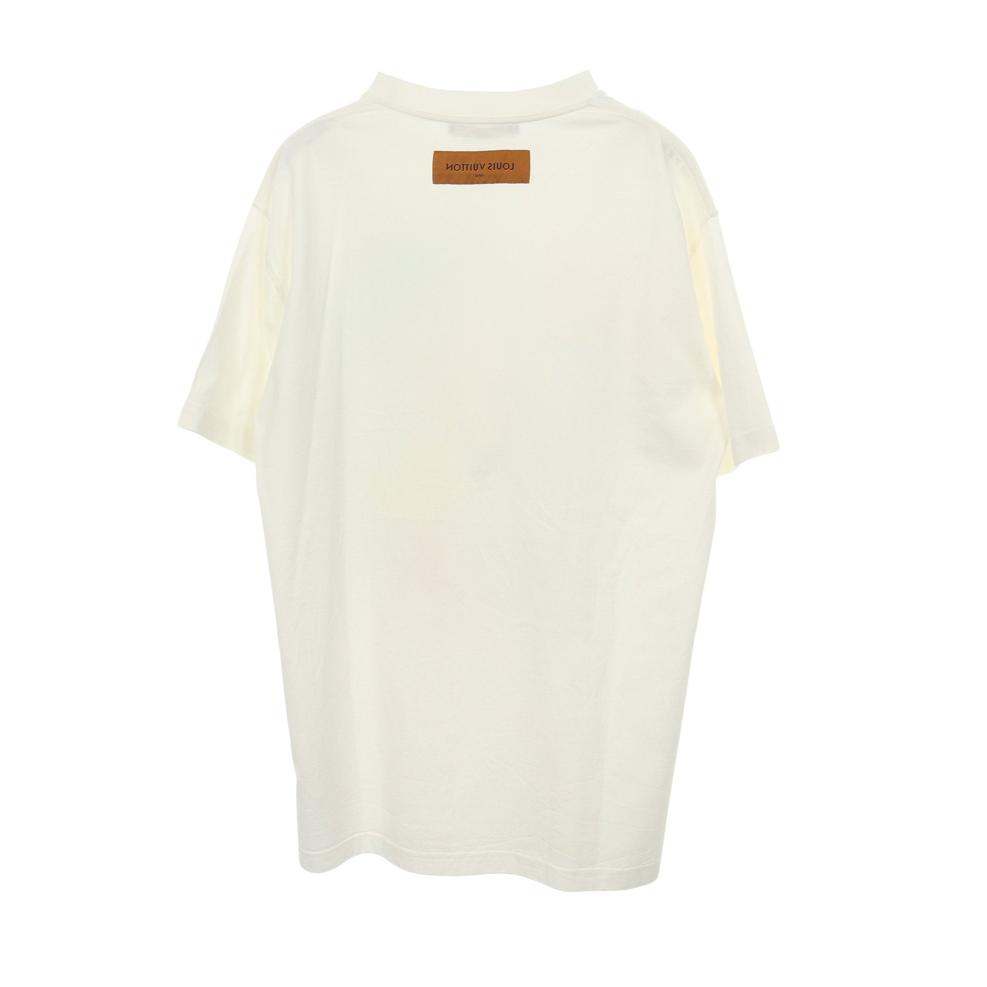 パステルモノグラム 半袖Tシャツ コットン ホワイト マルチカラー ルイヴィトン トップス LOUIS VUITTON