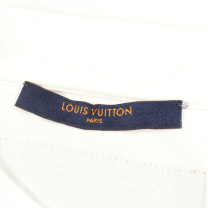 パステルモノグラム 半袖Tシャツ コットン ホワイト マルチカラー ルイヴィトン トップス LOUIS VUITTON