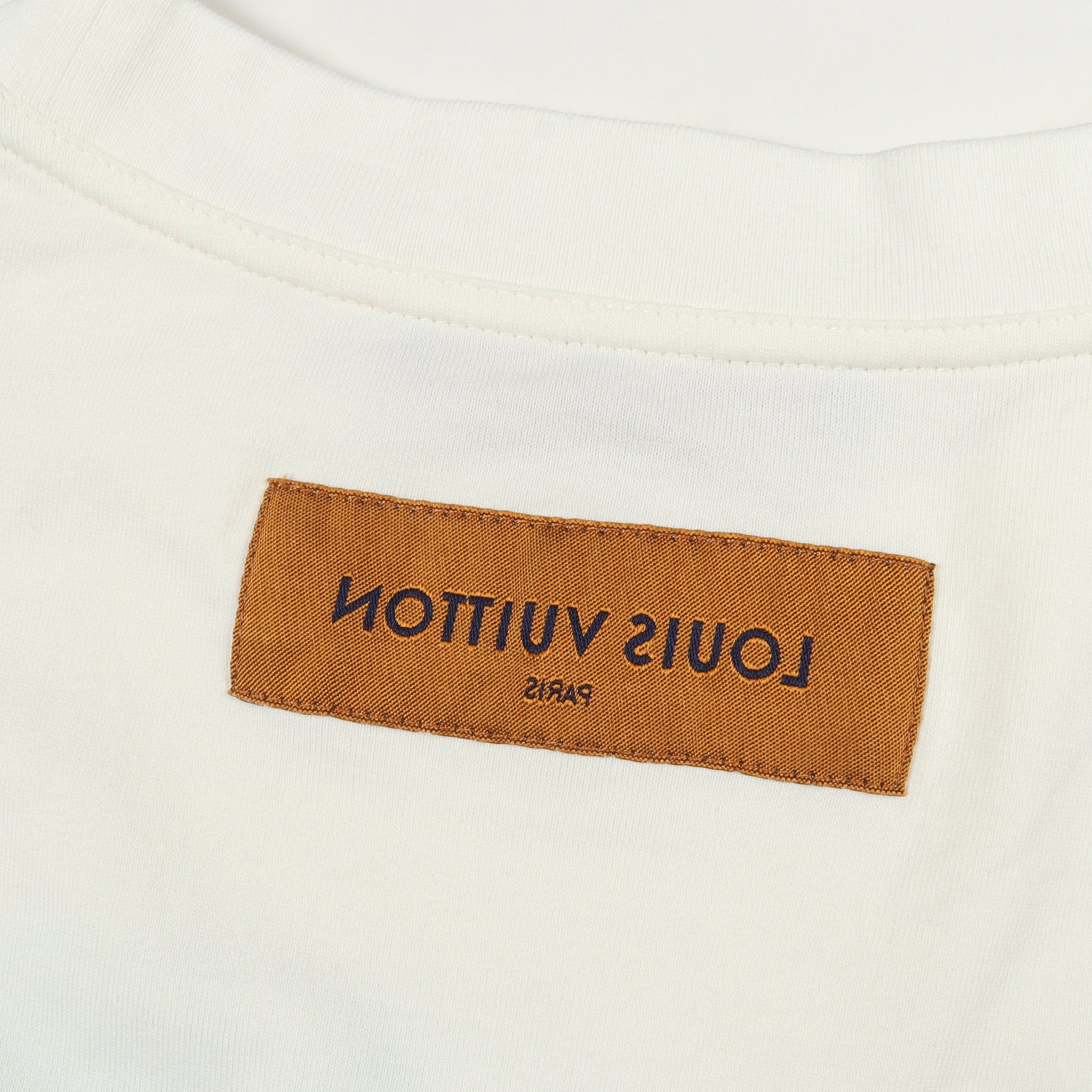 パステルモノグラム 半袖Tシャツ コットン ホワイト マルチカラー ルイヴィトン トップス LOUIS VUITTON
