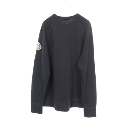 MONCLER GENIUS 2 1952 ビッグハートワッペン プルオーバーパーカー コットン ネイビー モンクレール