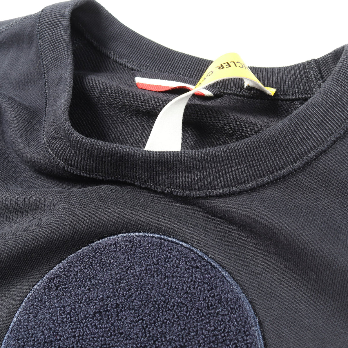 MONCLER GENIUS 2 1952 ビッグハートワッペン プルオーバーパーカー コットン ネイビー モンクレール