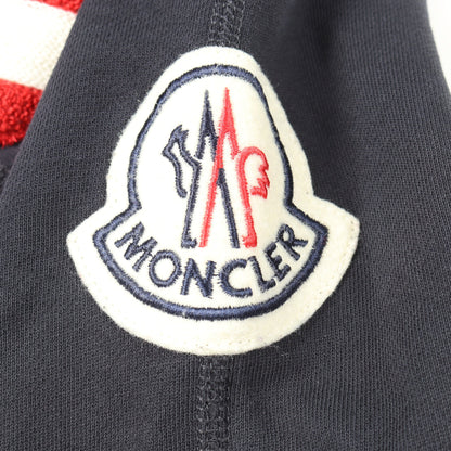 MONCLER GENIUS 2 1952 ビッグハートワッペン プルオーバーパーカー コットン ネイビー モンクレール