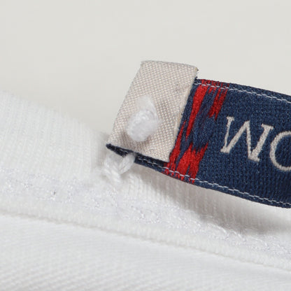 ロゴプリント 半袖Tシャツ コットン ホワイト レッド モンクレール トップス MONCLER