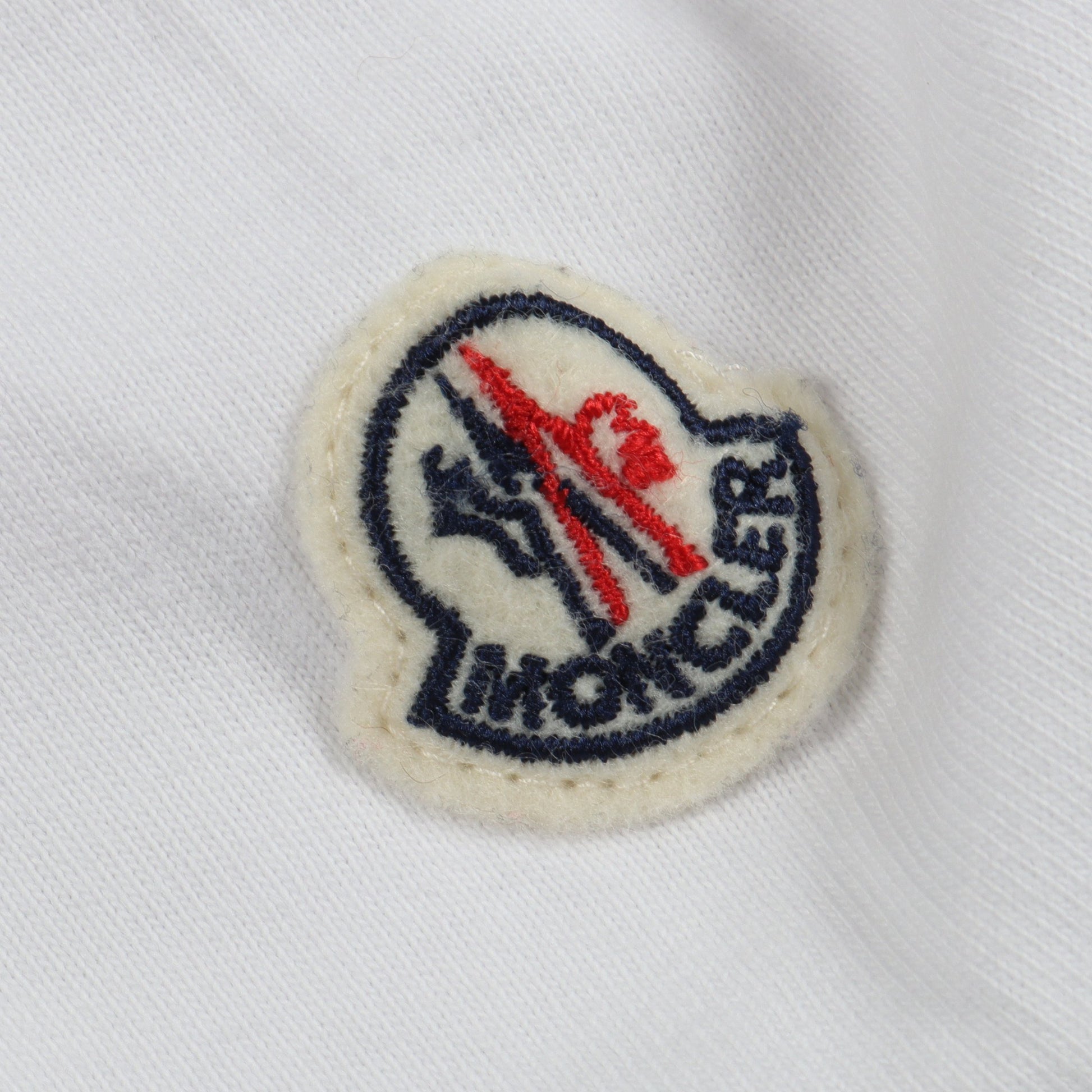 ロゴプリント 半袖Tシャツ コットン ホワイト レッド モンクレール トップス MONCLER