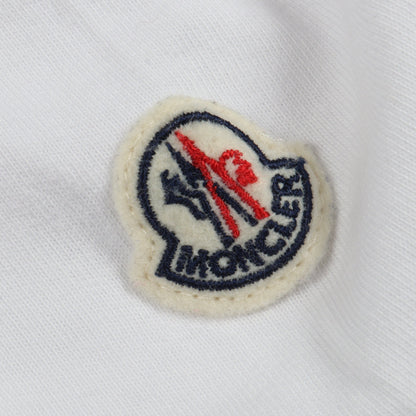 ロゴプリント 半袖Tシャツ コットン ホワイト レッド モンクレール トップス MONCLER