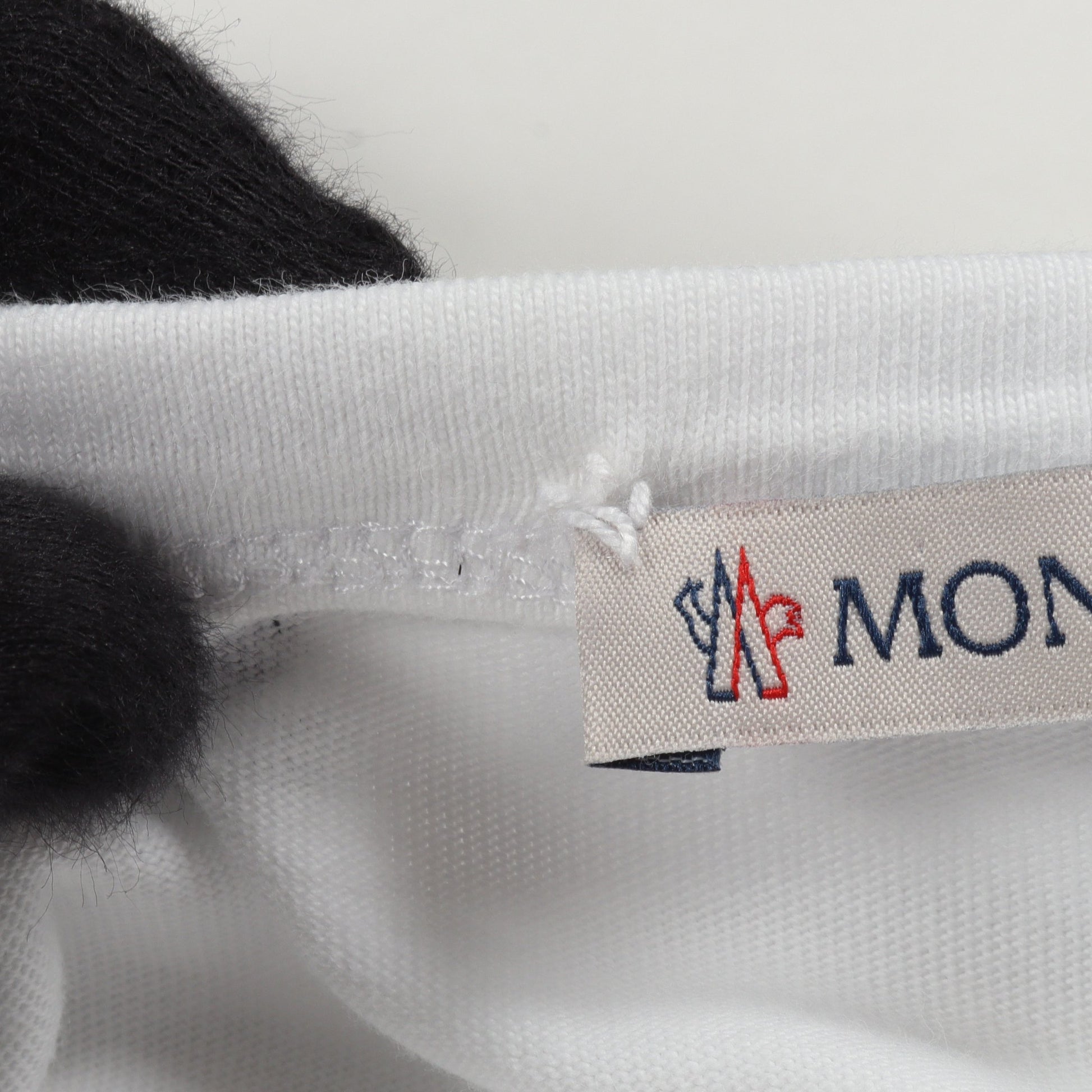 ロゴプリント 半袖Tシャツ コットン ホワイト レッド モンクレール トップス MONCLER
