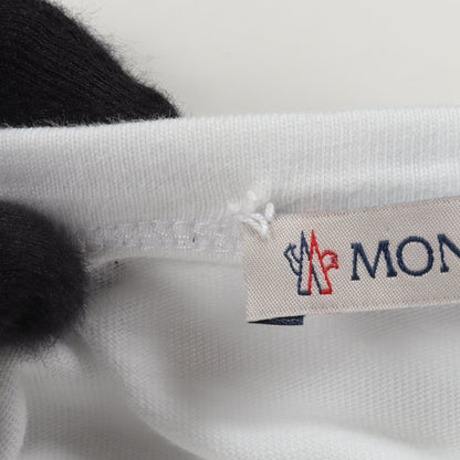 ロゴプリント 半袖Tシャツ コットン ホワイト レッド モンクレール トップス MONCLER