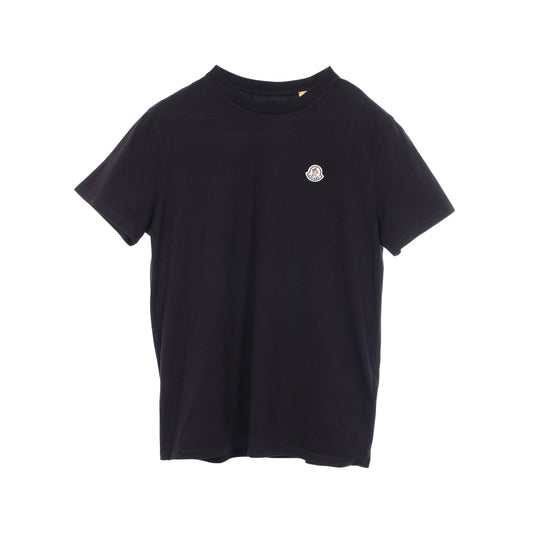 GENIUS 2 MONCLER 1952 × AWAKE クルーネック バックロゴプリント Tシャツ 半袖Tシャツ クルーネック コットン ブラック モンクレール トップス MONCLER