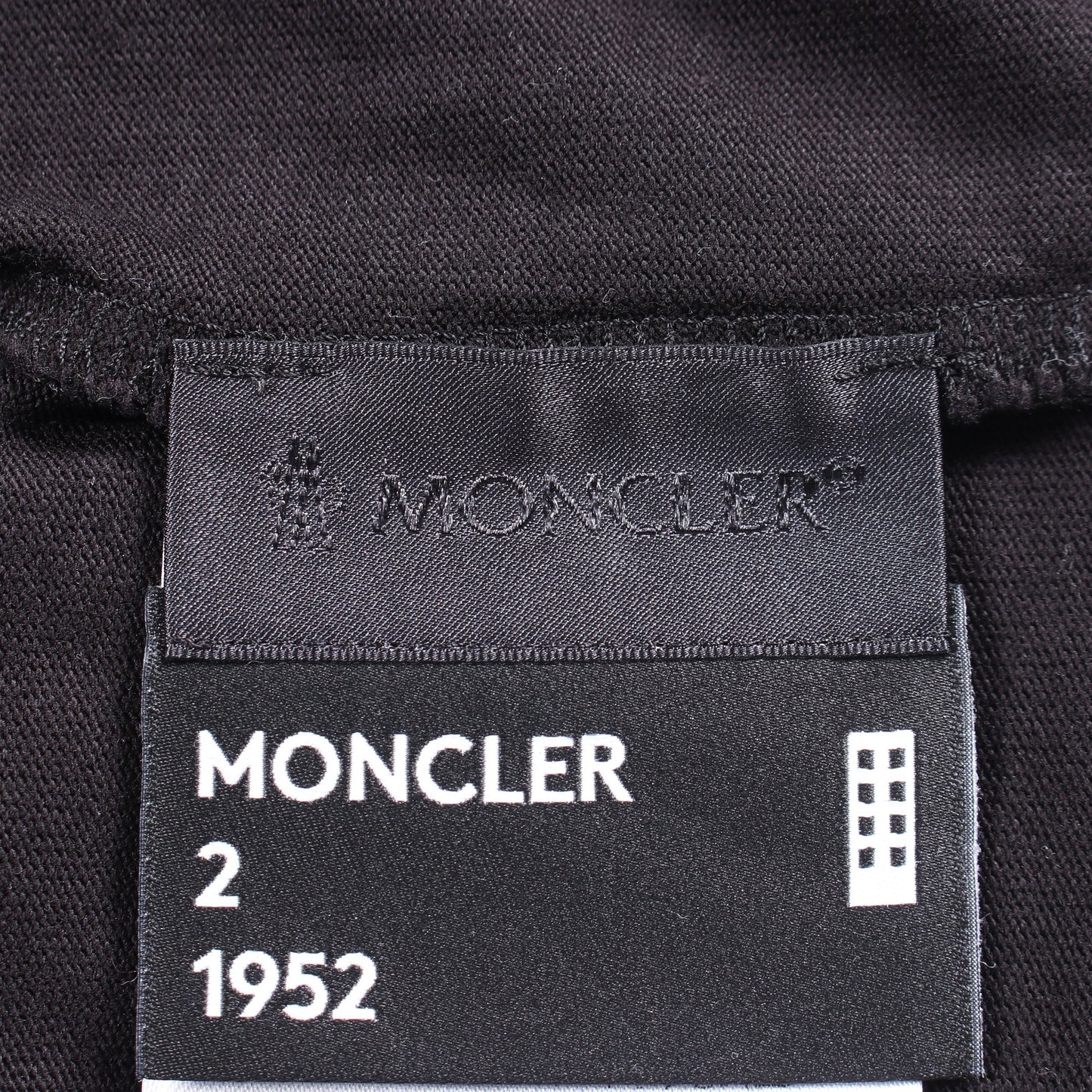 GENIUS 2 MONCLER 1952 × AWAKE クルーネック バックロゴプリント Tシャツ 半袖Tシャツ クルーネック コットン ブラック モンクレール