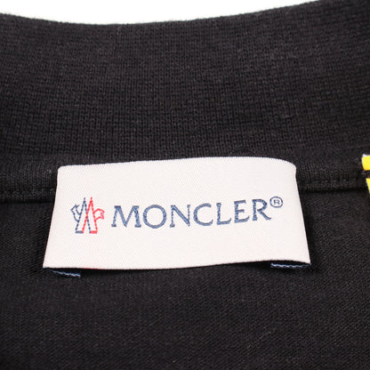 MONCLER GENIUS 8 PALM ANGELS 長袖Tシャツ コットン ブラック レッド モンクレール