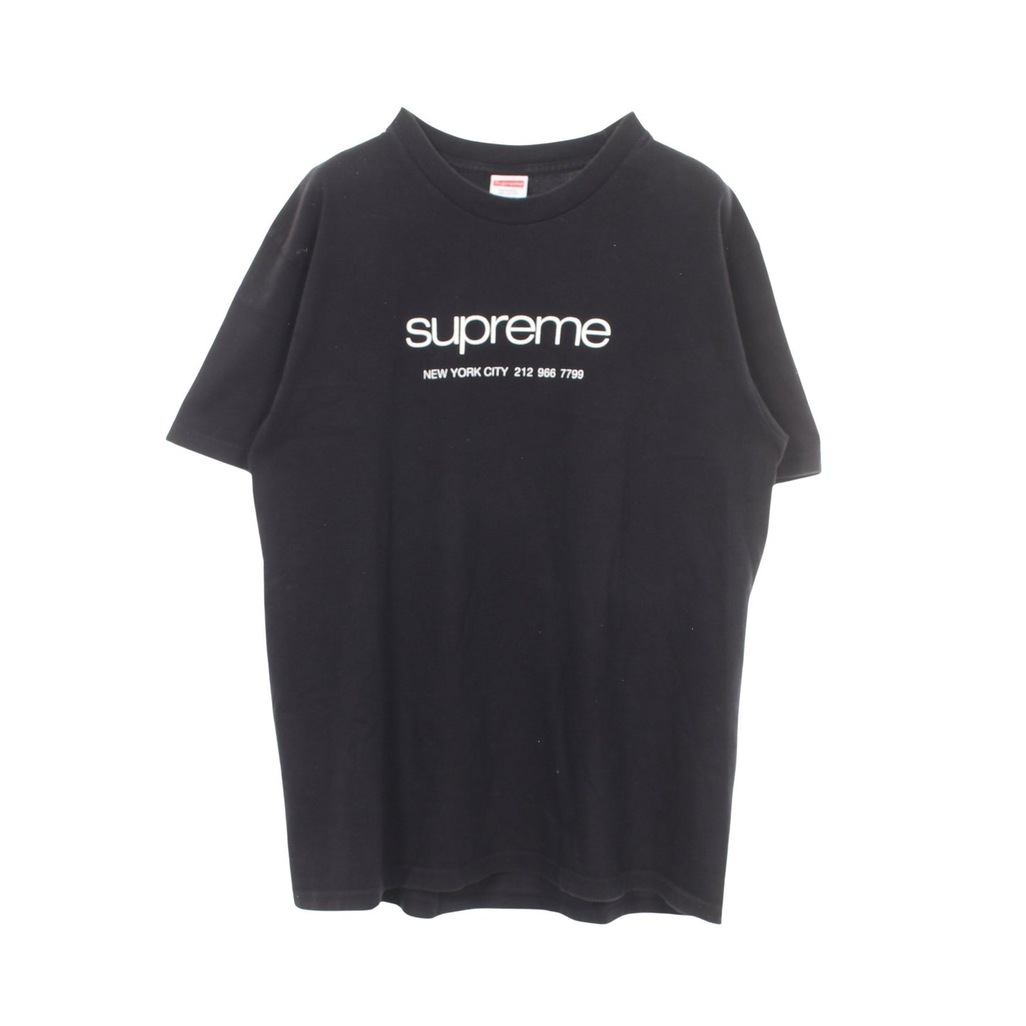 SHOP TEE ロゴプリント 半袖Tシャツ コットン ブラック シュプリーム