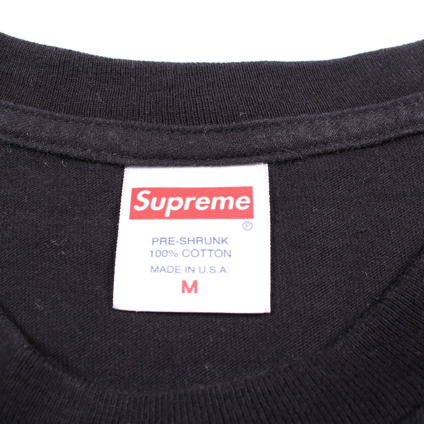 KAWS Chalk Logo Tee 半袖Tシャツ コットン ブラック シュプリーム