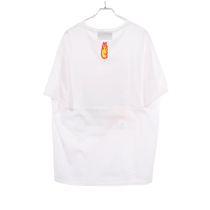 グラフィックプリント 半袖Tシャツ コットン ホワイト カタリスト
