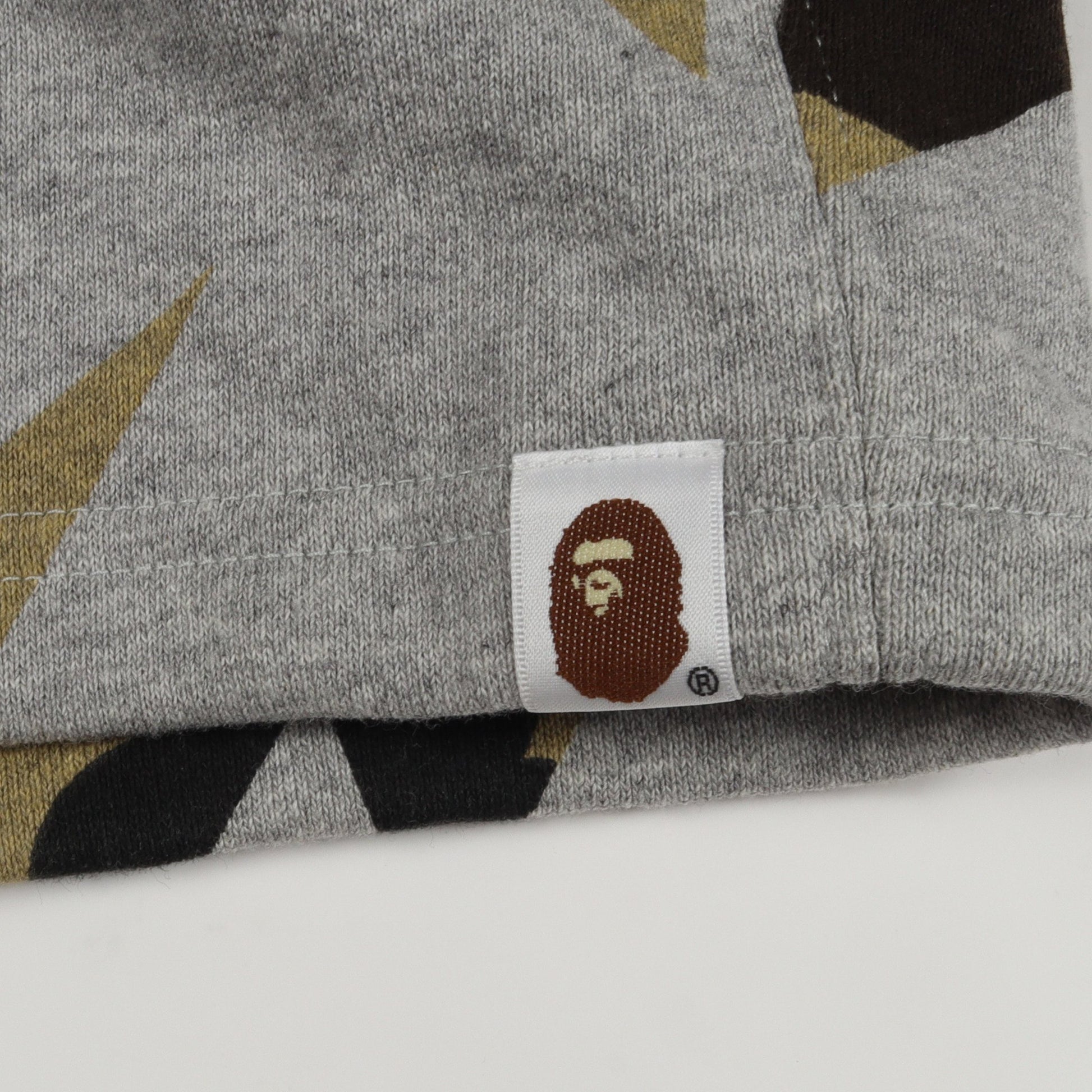 スターカモ 裏起毛 ハーフ スウェットパンツ コットン グレー マルチカラー アベイシングエイプベイプ ボトムス A BATHING APE(BAPE)