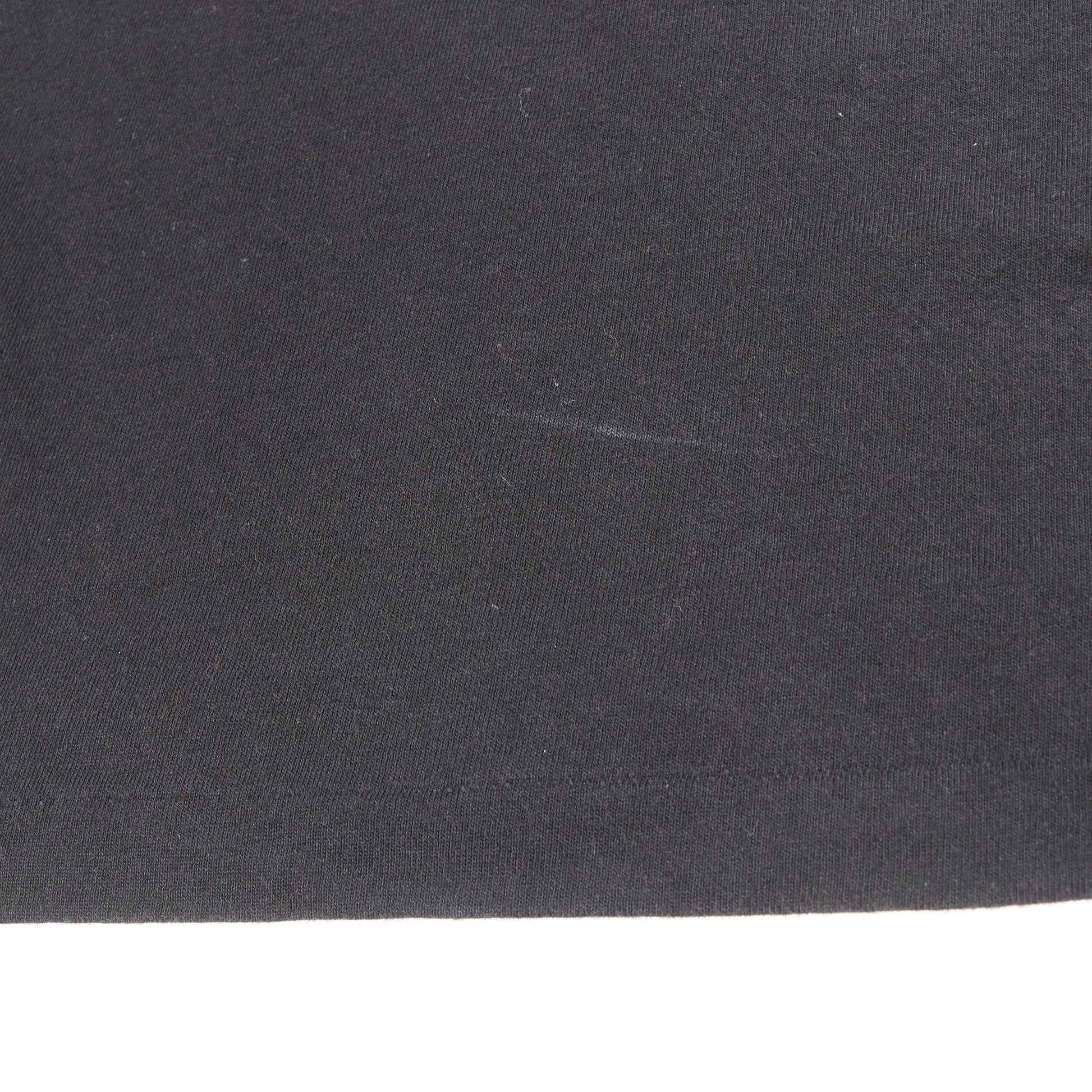 クルーネック 半袖Tシャツ コットン ブラック コモリ トップス COMOLI