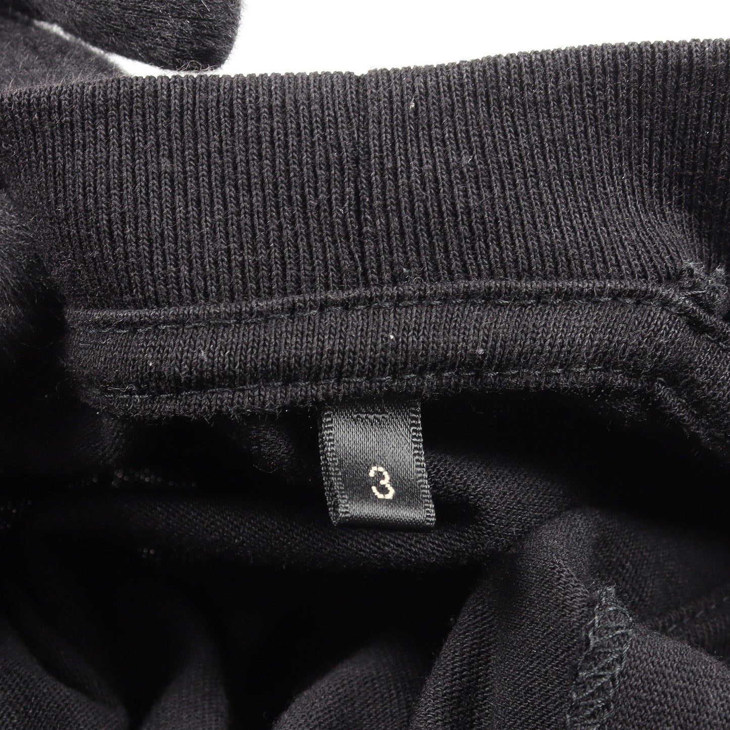 クルーネック 半袖Tシャツ コットン ブラック コモリ トップス COMOLI