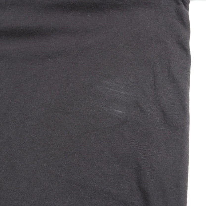 クルーネック 半袖Tシャツ コットン ブラック コモリ トップス COMOLI