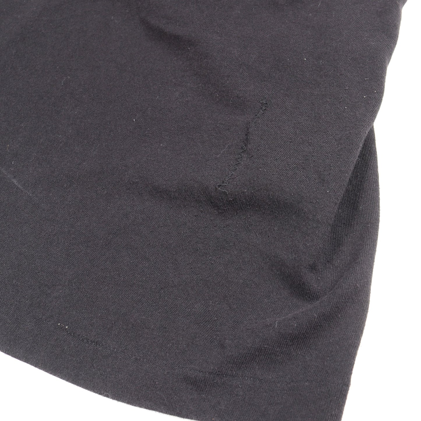 クルーネック 半袖Tシャツ コットン ブラック コモリ トップス COMOLI
