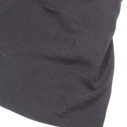クルーネック 半袖Tシャツ コットン ブラック コモリ トップス COMOLI