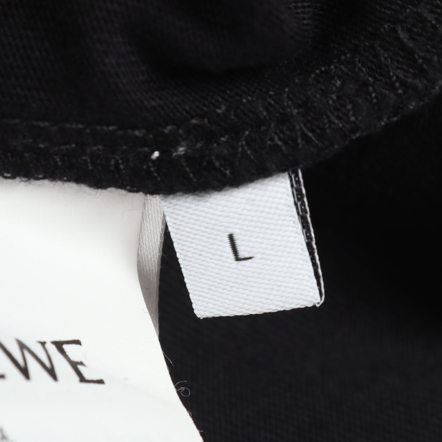 アナグラム刺繍 半袖Tシャツ コットン ブラック ロエベ トップス LOEWE