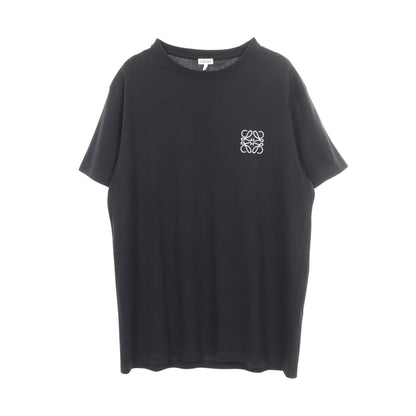 アナグラム刺繍 半袖Tシャツ コットン ブラック ロエベ トップス LOEWE